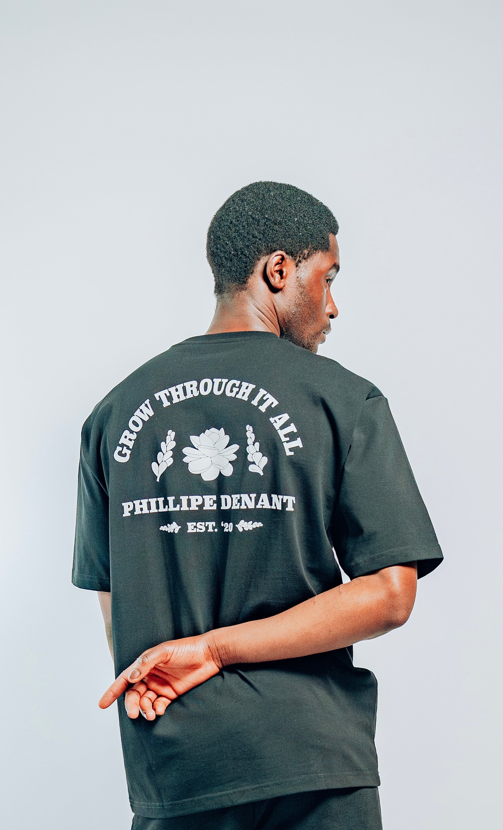 Écheveria T-shirt Black