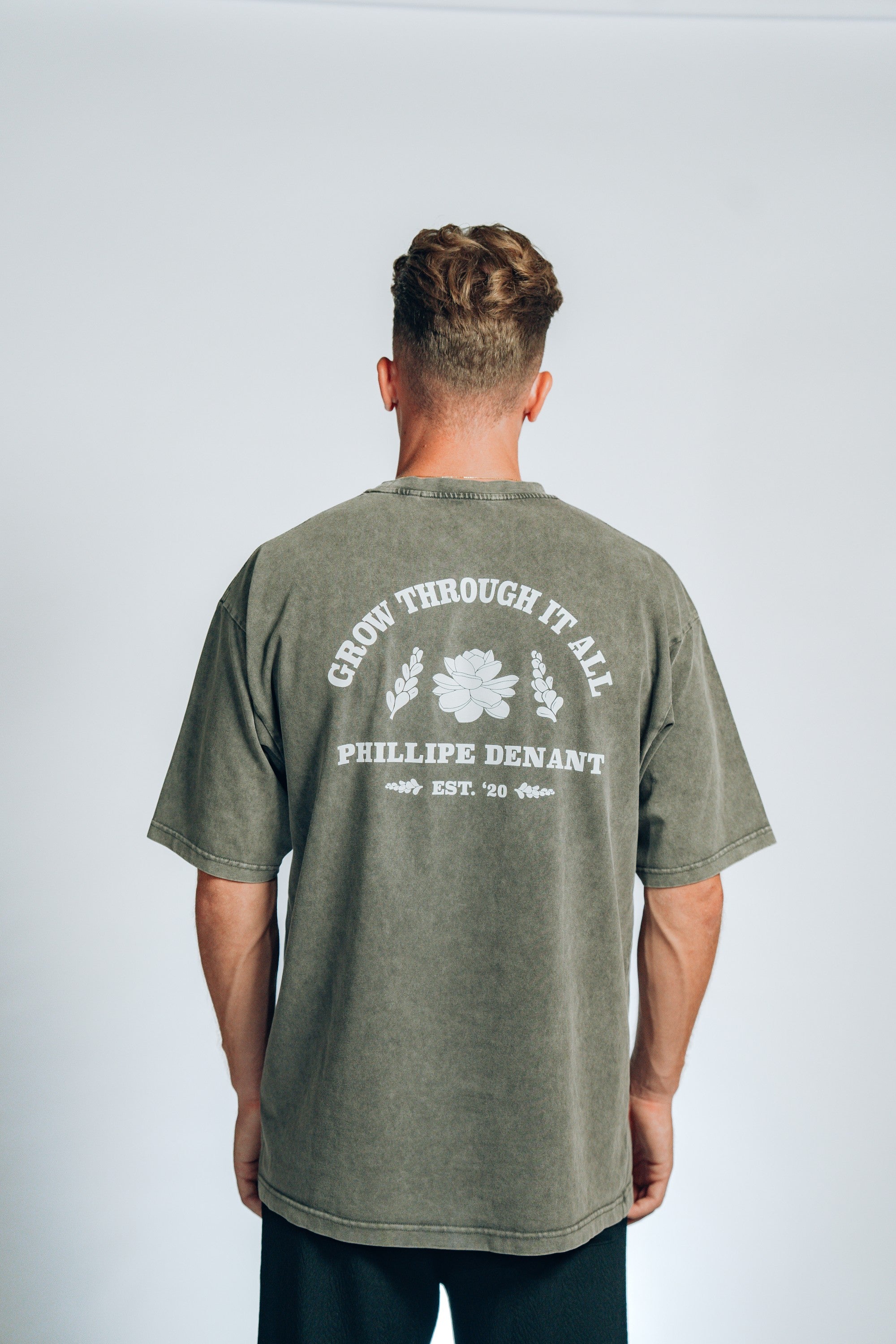 Écheveria T-Shirt Vintage Grey