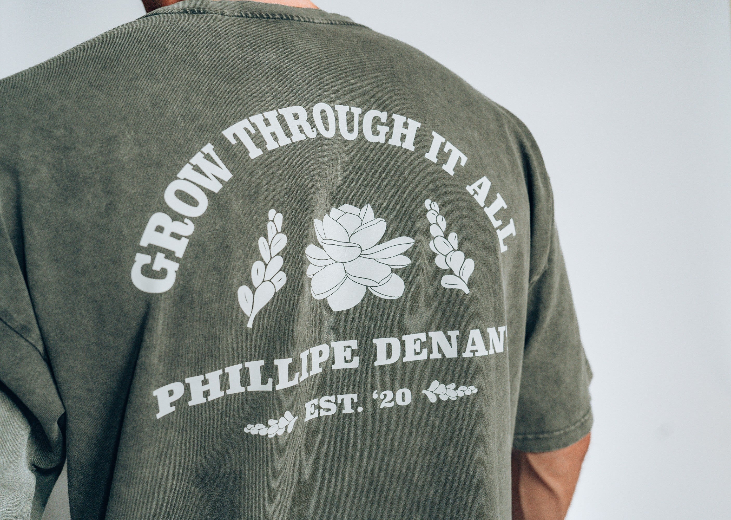 Écheveria T-Shirt Vintage Grey